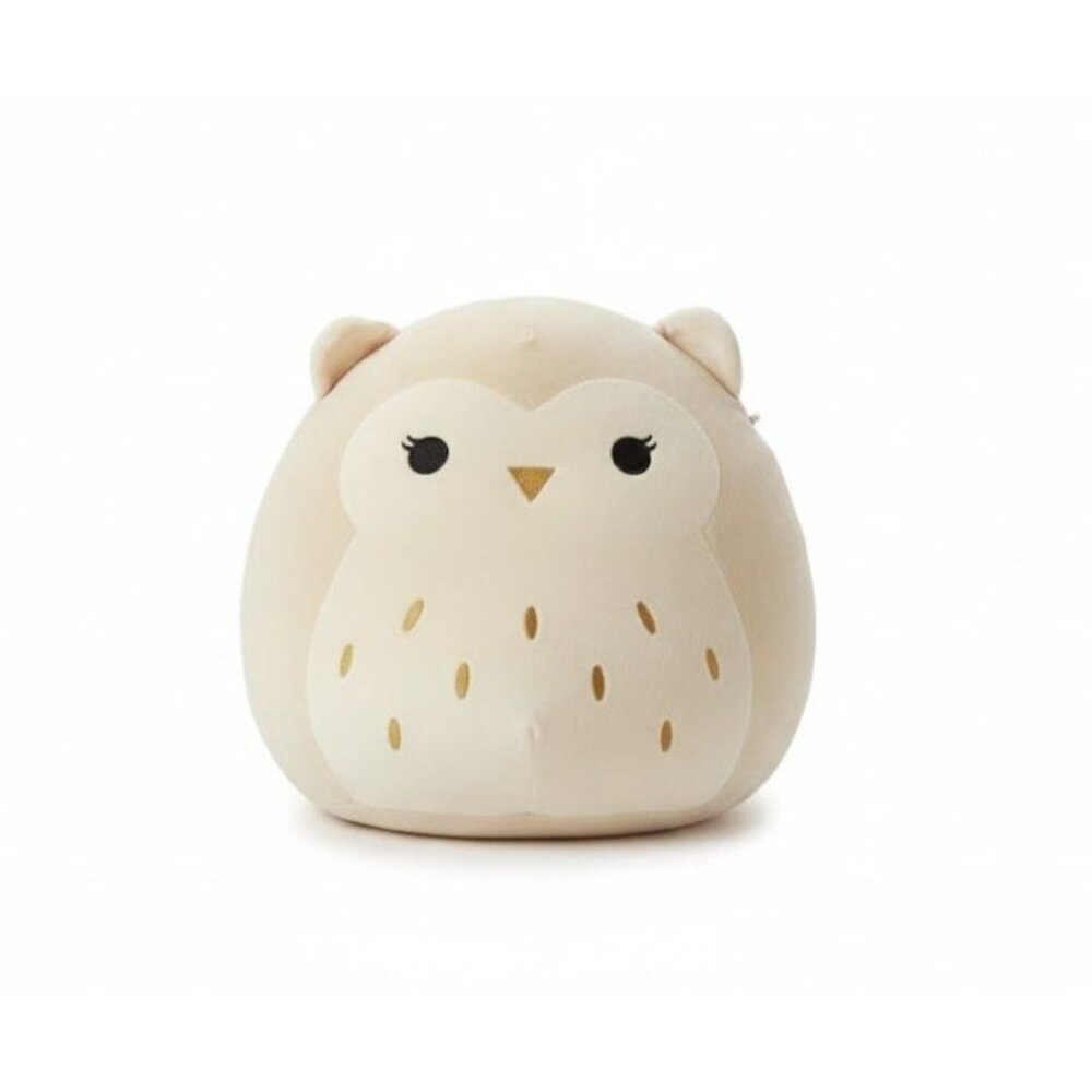 Squishmallow‎ 16" Brielle the Owl White Gold Holiday Large Plush Great Condition